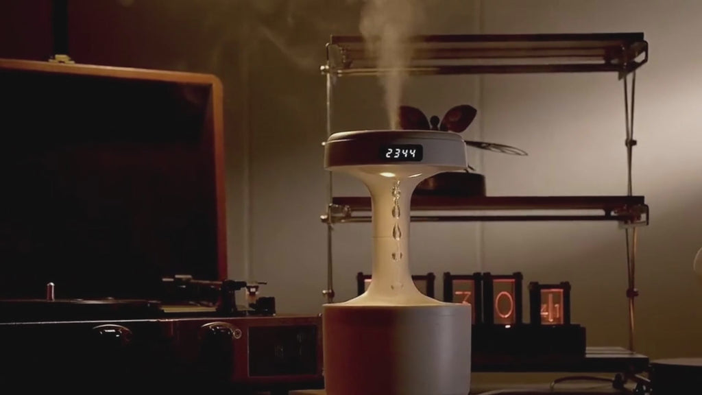 Humidificador Antigravedad: Gotas Flotantes y Niebla Fresca