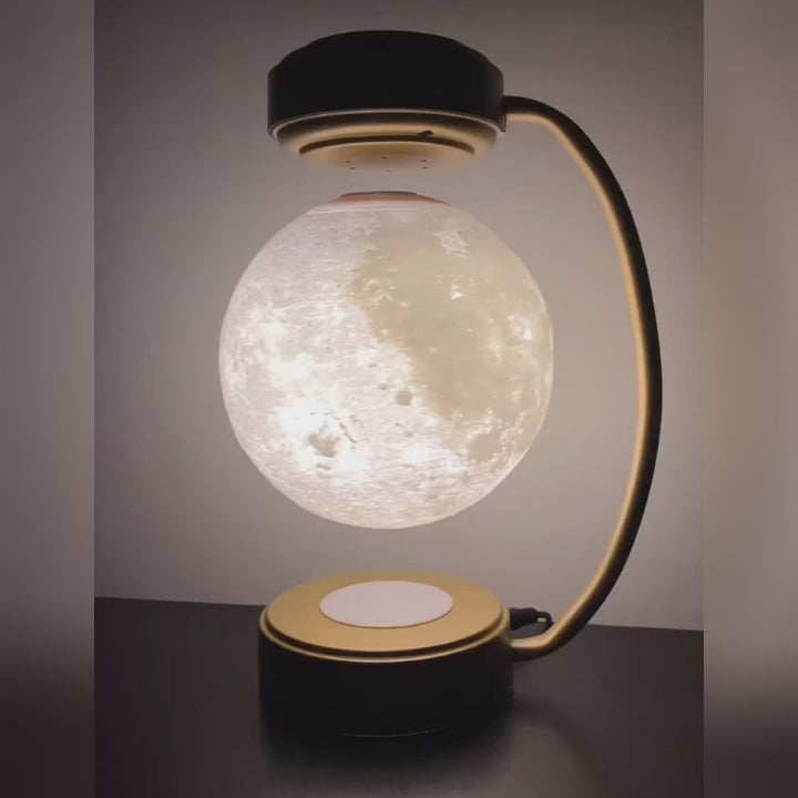 Lámpara Lunar LED 3D Flotante 'ZenMoon'